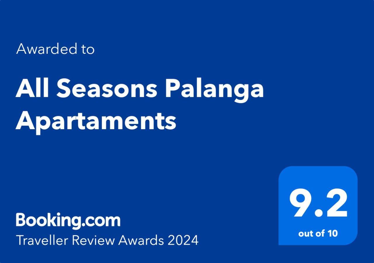 All Seasons Palanga Apartaments Kültér fotó